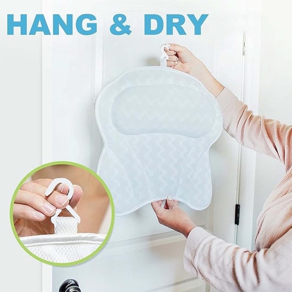 New White Bath Pillow - Picture 6 of 6